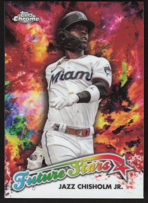 2023 Topps Chrome Update #FSU-13 Jazz Chisholm Jr. Future Stars