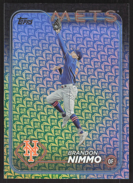 2024 Topps #59 Brandon Nimmo Holiday