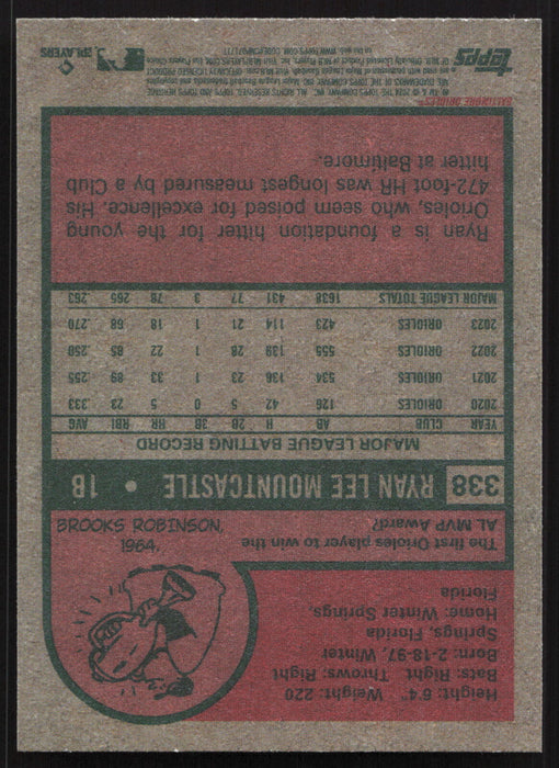 2024 Topps Heritage #338 Ryan Mountcastle
