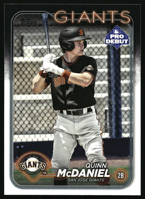 2024 Topps Pro Debut #PD-136 Quinn McDaniel