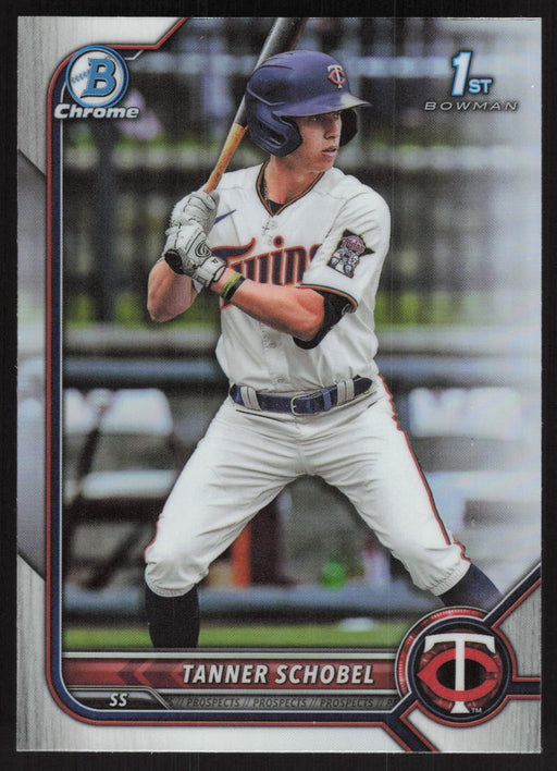 2022 Bowman Draft #BDC-28 Tanner Schobel Chrome Refractor