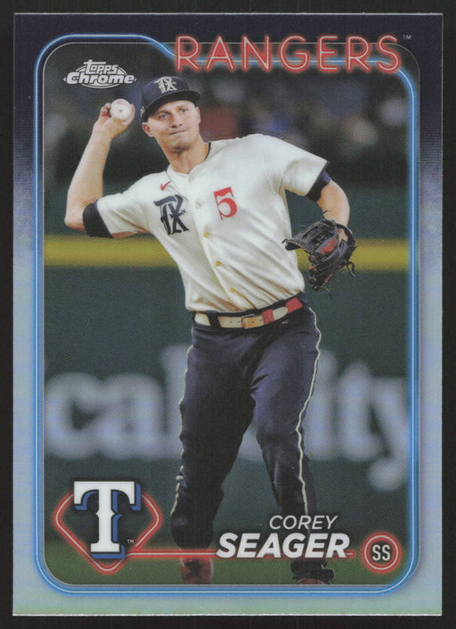 2024 Topps Chrome #100 Corey Seager Refractor