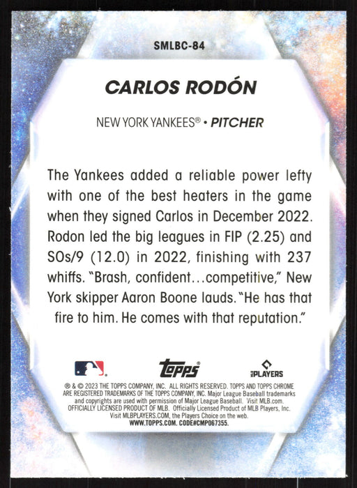 2023 Topps Update #SMLBC-84 Carlos Rodon Stars of MLB Chrome