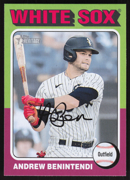 2024 Topps Heritage #450 Andrew Benintendi Base