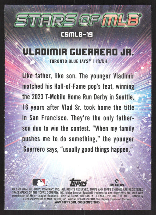 2024 Topps #CSMLB-19 Vladimir Guerrero Jr. Stars of MLB Chrome