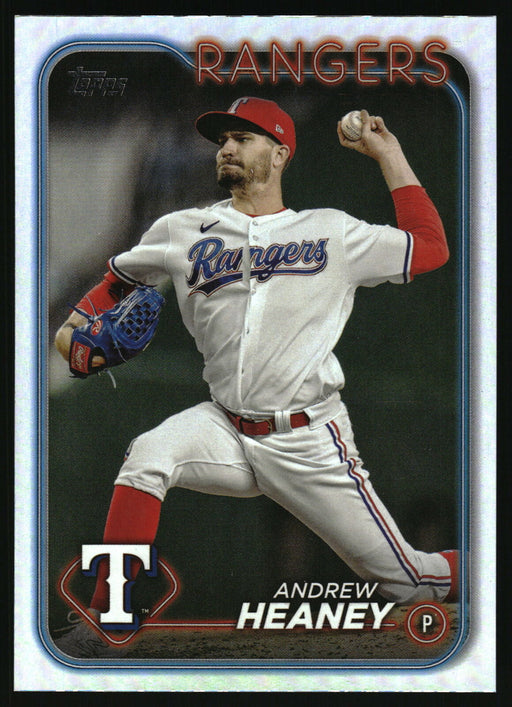 2024 Topps #665 Andrew Heaney Rainbow Foil