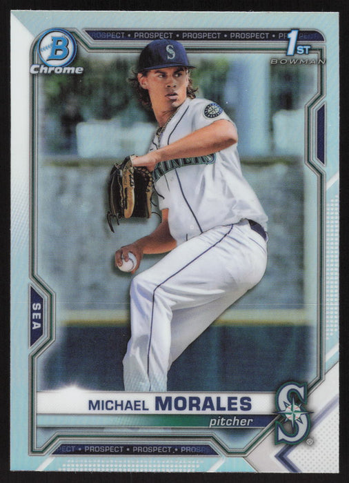 2021 Bowman Draft #BDC-160 Michael Morales Chrome Refractor