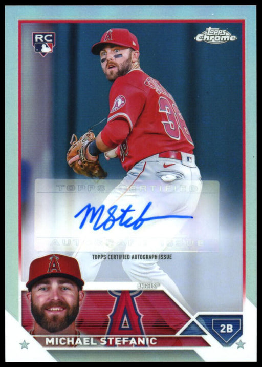 2023 Topps Chrome Update #AC-MS Michael Stefanic Autographs Refractor #/499