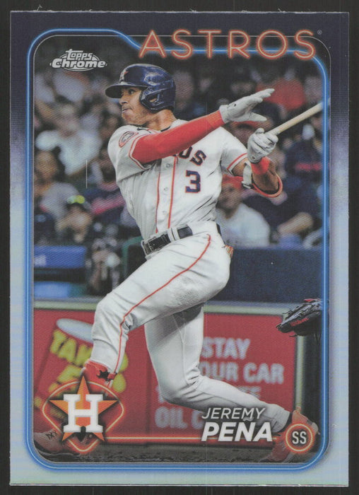 2024 Topps Chrome #244 Jeremy Peña Refractor