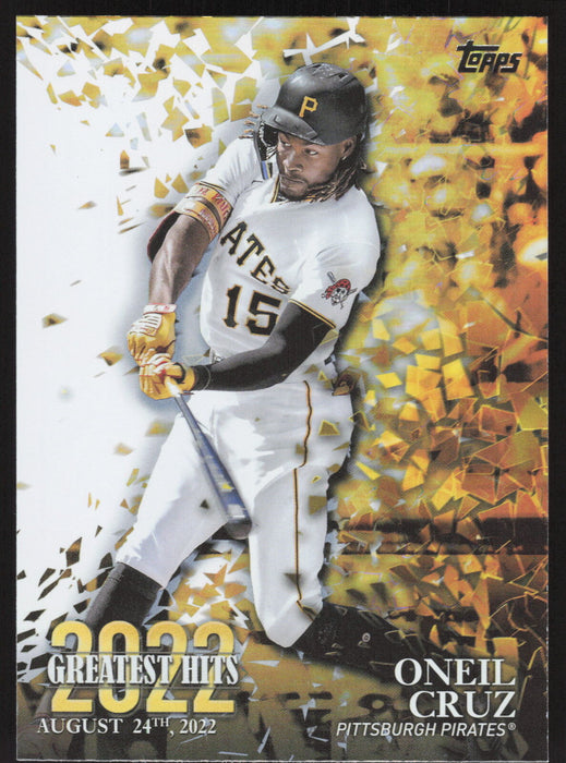 2023 Topps #22GH-6 Oneil Cruz 2022 Greatest Hits