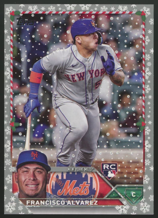 2023 Topps Holiday #H111 Francisco Alvarez Metallic