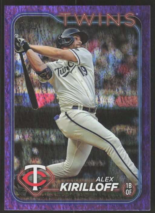 2024 Topps #148 Alex Kirilloff Purple Holofoil #/799