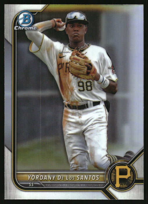 2022 Bowman Draft #BDC-1 Yordany De Los Santos Chrome Refractor