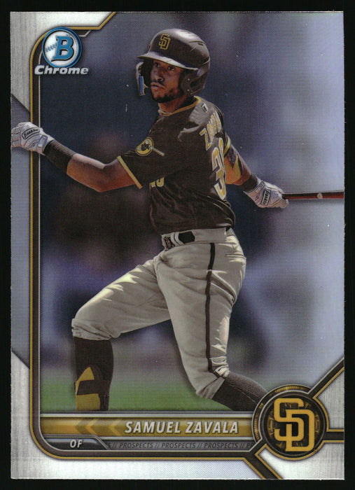 2022 Bowman Draft #BDC-98 Samuel Zavala Chrome Refractor