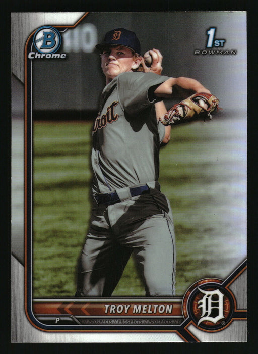 2022 Bowman Draft #BDC-118 Troy Melton Chrome Refractor