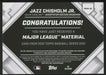 2022 Topps #MLM-JC Jazz Chisholm Jr. Major League Material Relics (Series One)