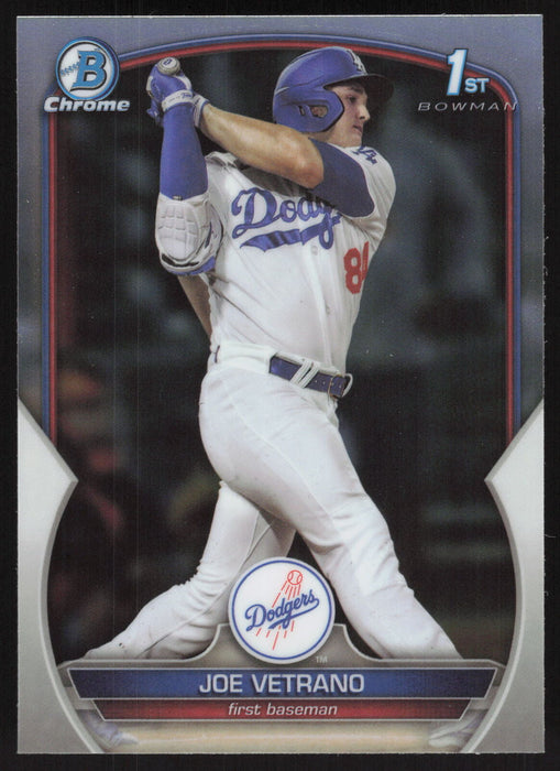 2023 Bowman Draft #BDC-91 Joe Vetrano Chrome Refractor