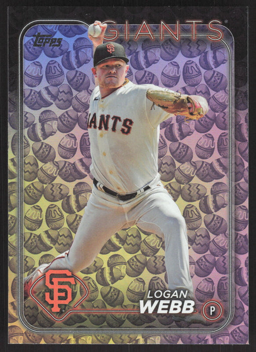 2024 Topps #4 Logan Webb Holiday Eggs