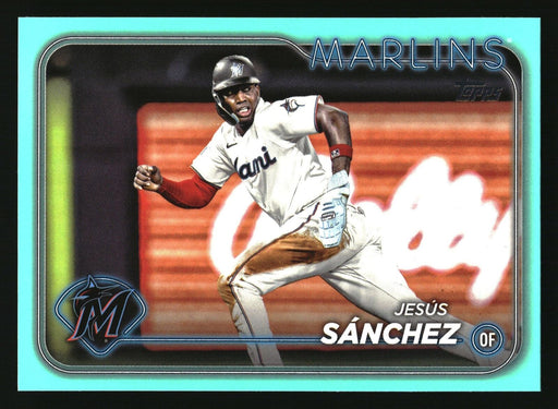 2024 Topps #580 Jesús Sánchez Aqua