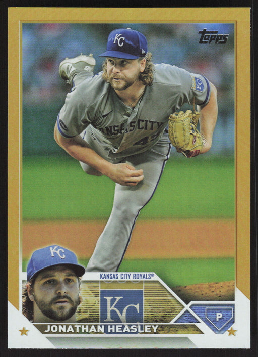 2023 Topps #346 Jonathan Heasley Gold Foil