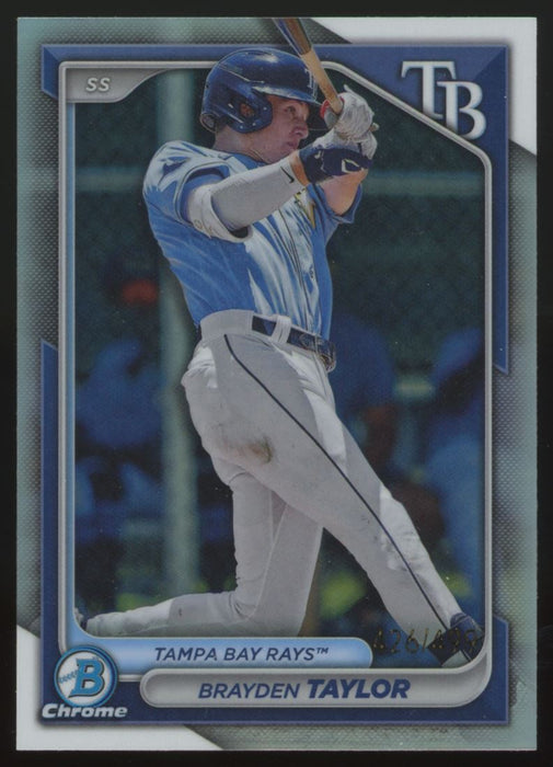 2024 Bowman #BP-99 Brayden Taylor Prospects Sky Blue