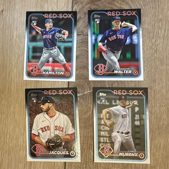 2024 Topps Red Sox Rookie Lot Hamilton Walter Jacques Murphy