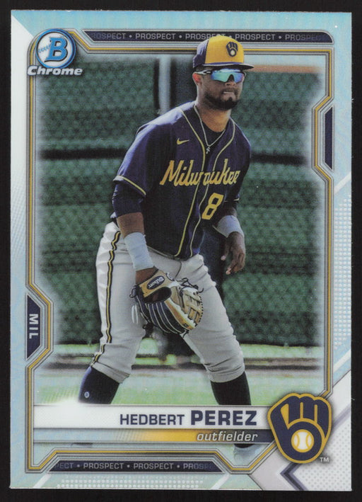 2021 Bowman Draft #BDC-97 Hedbert Perez Chrome Refractor