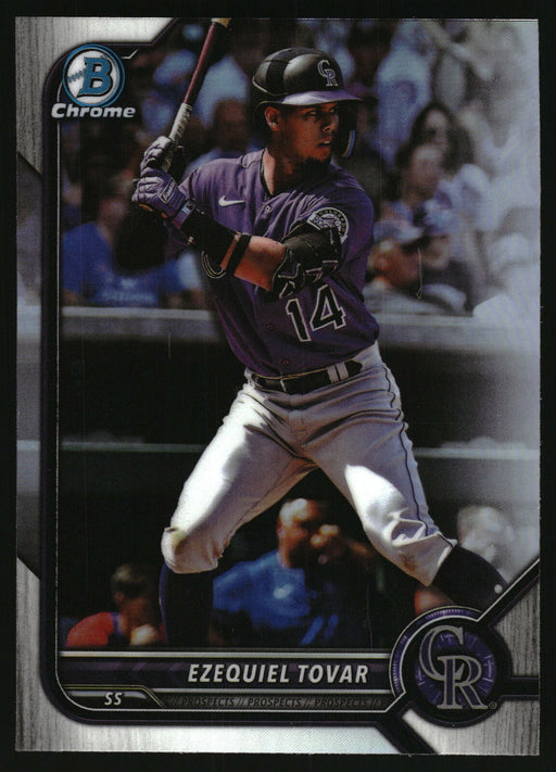 2022 Bowman Draft #BDC-83 Ezequiel Tovar Chrome Refractor