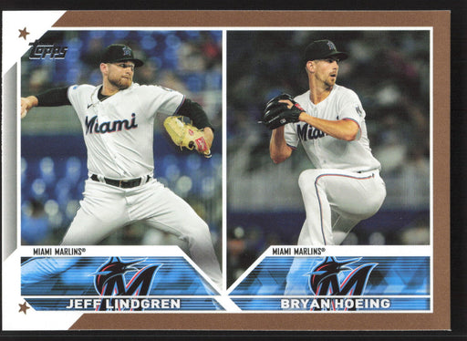 2023 Topps Update #US153 Jeff Lindgren / Bryan Hoeing Gold #/2023