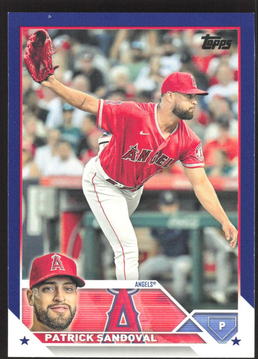 2023 Topps #327 Patrick Sandoval Royal Blue