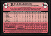 2024 Topps #89B-95 Kyle Harrison 1989 Topps Baseball 35th Anniversary Foil