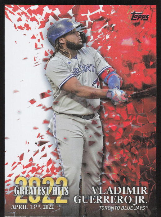 2023 Topps #22GH-11 Vladimir Guerrero Jr. 2022 Greatest Hits