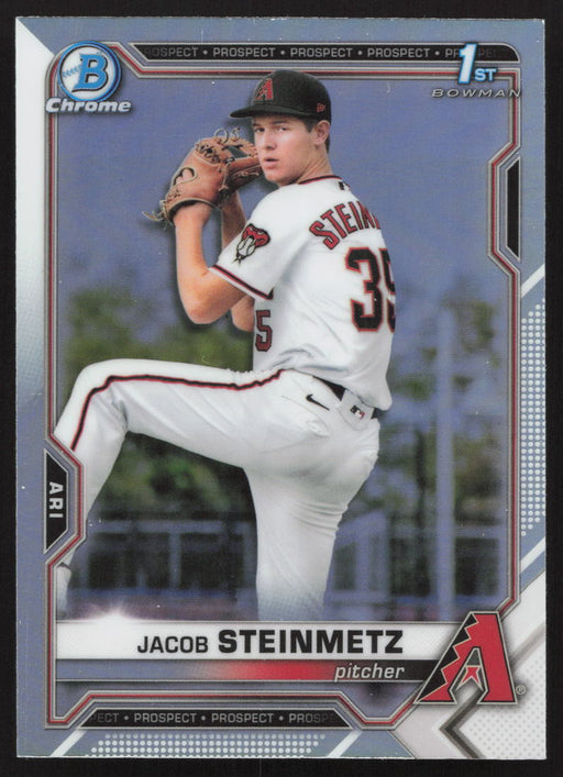 2021 Bowman Draft #BDC-83 Jacob Steinmetz Chrome Refractor