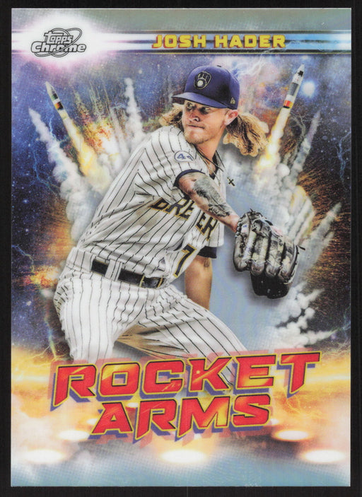 2022 Topps Chrome Cosmic #RA-9 Josh Hader Rocket Arms