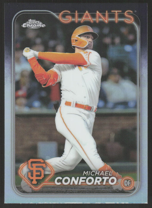 2024 Topps Chrome #256 Michael Conforto Refractor