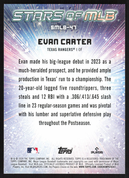 2024 Topps #SMLB-47 Evan Carter Stars of MLB