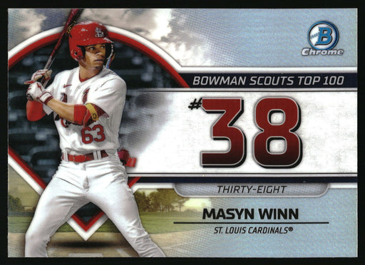 2023 Bowman #BTP-38 Masyn Winn Bowman Scouts Top 100