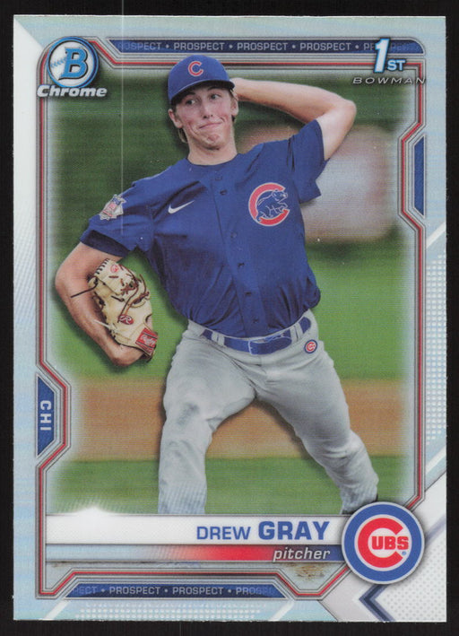 2021 Bowman Draft #BDC-35 Drew Gray Chrome Refractor