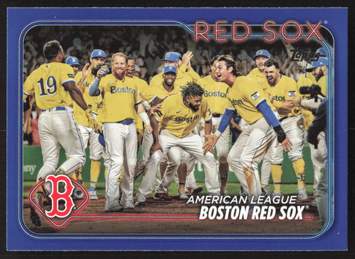 2024 Topps #288 Boston Red Sox Royal Blue