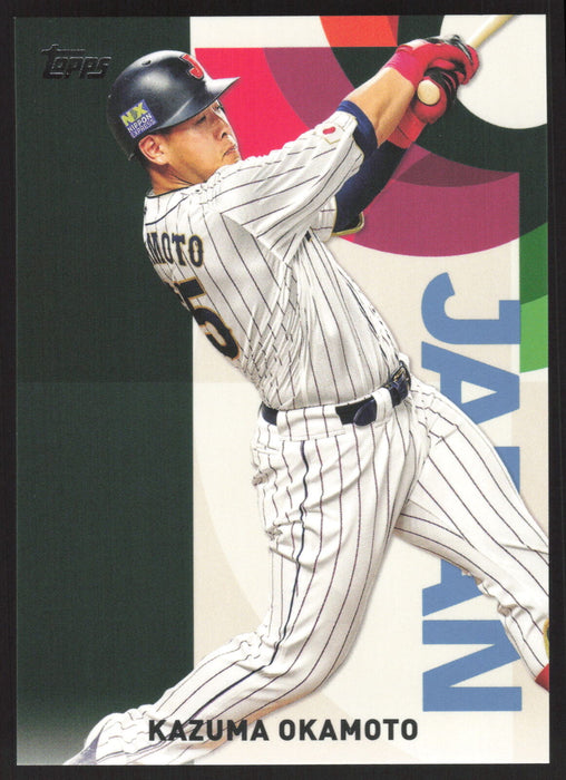 2023 Topps Japan Edition #WBC-6 Kazuma Okamoto WBC Japanese National Team