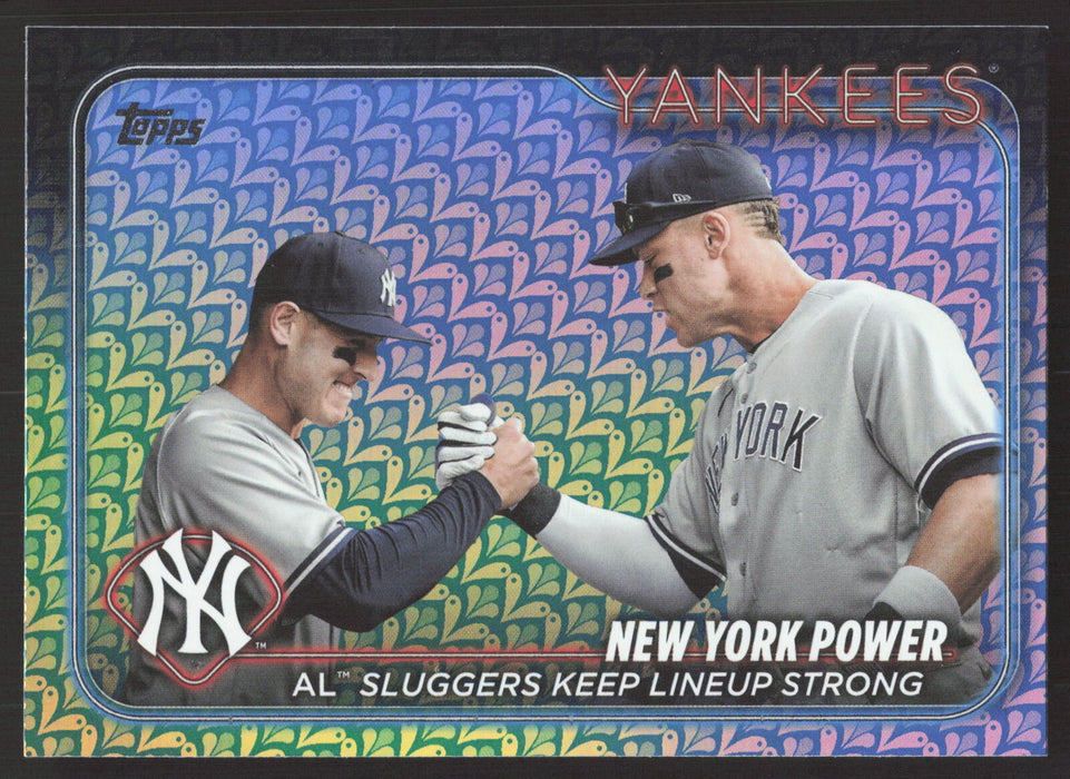 2024 Topps #315 New York Power: AL Sluggers Keep Lineup Strong Holiday