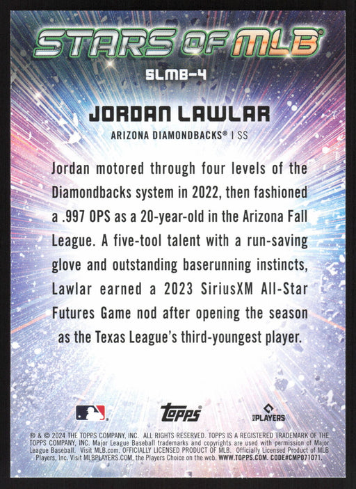 2024 Topps #SLMB-4 Jordan Lawlar Stars of MLB