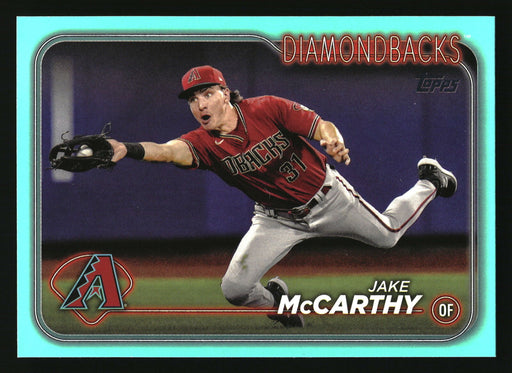 2024 Topps #482 Jake McCarthy Aqua