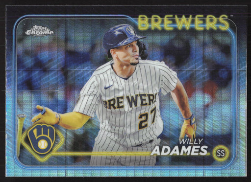 2024 Topps Chrome #126 Willy Adames Prism Refractor