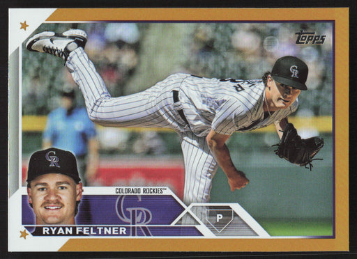 2023 Topps Update #US84 Ryan Feltner Gold Foil