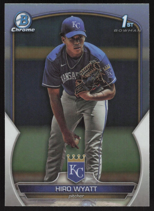 2023 Bowman Draft #BDC-80 Hiro Wyatt Chrome Refractor