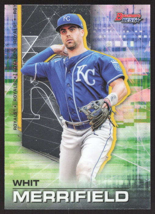 2021 Bowman's Best #33 Whit Merrifield