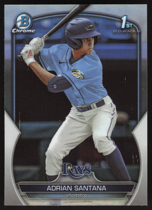 2023 Bowman Draft #BDC-130 Adrian Santana Chrome Refractor