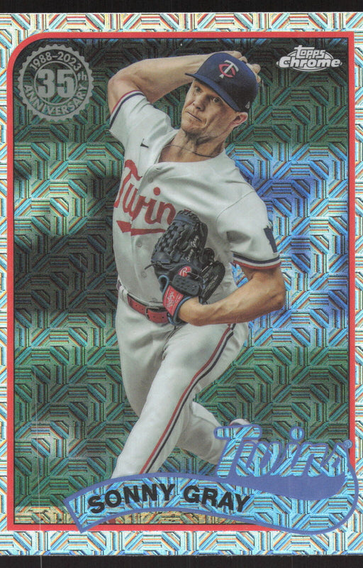 2024 Topps #T89C-18 Sonny Gray 1989 Topps Baseball 35th Anniversary Chrome