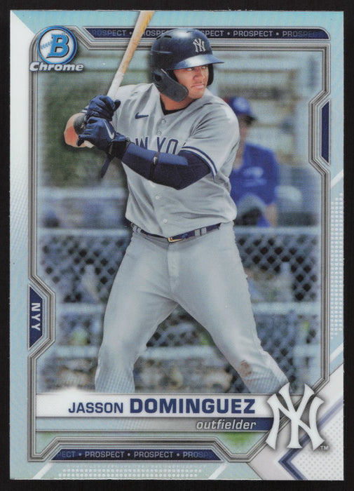 2021 Bowman Draft #BDC-77 Jasson Dominguez Chrome Refractor